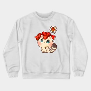 Give Me a Present Christmas Cat Crewneck Sweatshirt